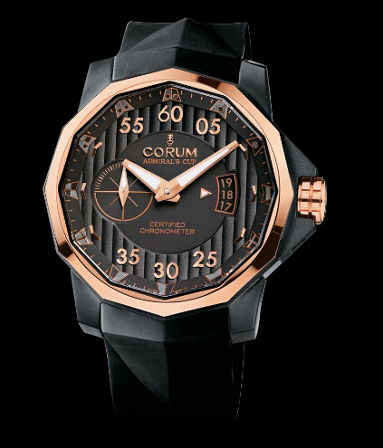Corum Admiral's Cup Challenger 48 Black PVD Titanium and Red Gold watch REF: 947.951.86/0371 AK34 Review